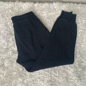 Topshop Marled Joggers Sz 4 Small BLack White